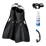 Oceanic Mask Fin Snorkel Package – Mini Shadow Single Lens, Shadow Single Lens or Predator Dual Lens Ultra Low-Volume Camo F…
