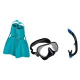 Oceanic Mask Fin Snorkel Package – Mini Shadow Single Lens, Shadow Single Lens or Predator Dual Lens Ultra Low-Volume Camo F…