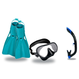 Oceanic Mask Fin Snorkel Package – Mini Shadow Single Lens, Shadow Single Lens or Predator Dual Lens Ultra Low-Volume Camo F…