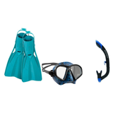 Oceanic Mask Fin Snorkel Package – Mini Shadow Single Lens, Shadow Single Lens or Predator Dual Lens Ultra Low-Volume Camo F…