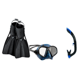 Oceanic Mask Fin Snorkel Package – Mini Shadow Single Lens, Shadow Single Lens or Predator Dual Lens Ultra Low-Volume Camo F…