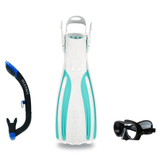 Oceanic Mask Fin Snorkel Package – Mini Shadow Single Lens, Shadow Single Lens or Predator Dual Lens Ultra Low-Volume Camo F…