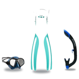 Oceanic Mask Fin Snorkel Package – Mini Shadow Single Lens, Shadow Single Lens or Predator Dual Lens Ultra Low-Volume Camo F…