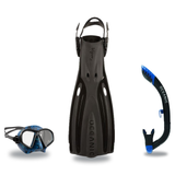 Oceanic Mask Fin Snorkel Package – Mini Shadow Single Lens, Shadow Single Lens or Predator Dual Lens Ultra Low-Volume Camo F…