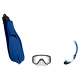 Scubapro Mask Fin Snorkel Package – Crystal Vu Plus, Crystal Vu Plus Purge or Solo Frameless Mask + Nexus Purge Valve Snorke…