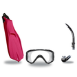 Scubapro Mask Fin Snorkel Package – Crystal Vu Plus, Crystal Vu Plus Purge or Solo Frameless Mask + Nexus Purge Valve Snorke…