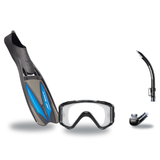 Scubapro Mask Fin Snorkel Package – Crystal Vu Plus, Crystal Vu Plus Purge or Solo Frameless Mask + Nexus Purge Valve Snorke…