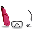 Scubapro Mask Fin Snorkel Package – Crystal Vu Plus Purge, Crystal Vu Plus or Solo Frameless Mask + Nexus Purge Valve Snorke…