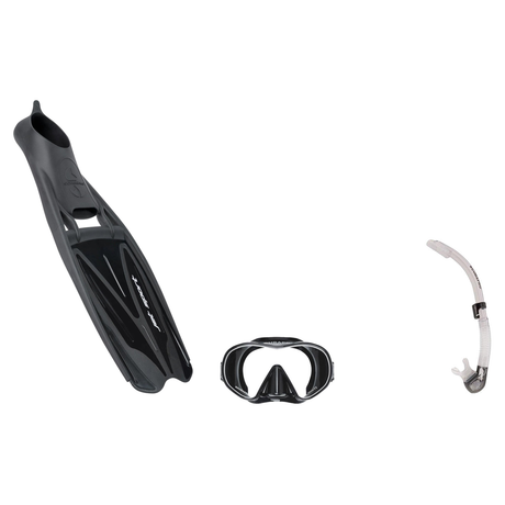 Scubapro Mask Fin Snorkel Package – Crystal Vu Plus Purge, Crystal Vu Plus or Solo Frameless Mask + Nexus Purge Valve Snorke…
