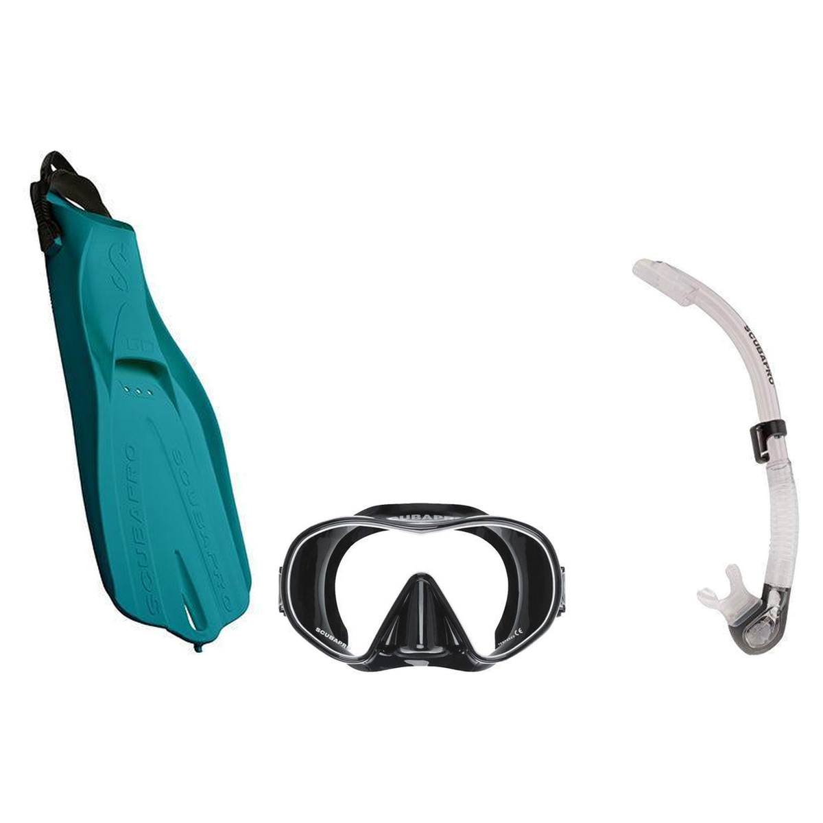 Scubapro Mask Fin Snorkel Package – Crystal Vu Plus Purge, Crystal Vu Plus or Solo Frameless Mask + Nexus Purge Valve Snorke…