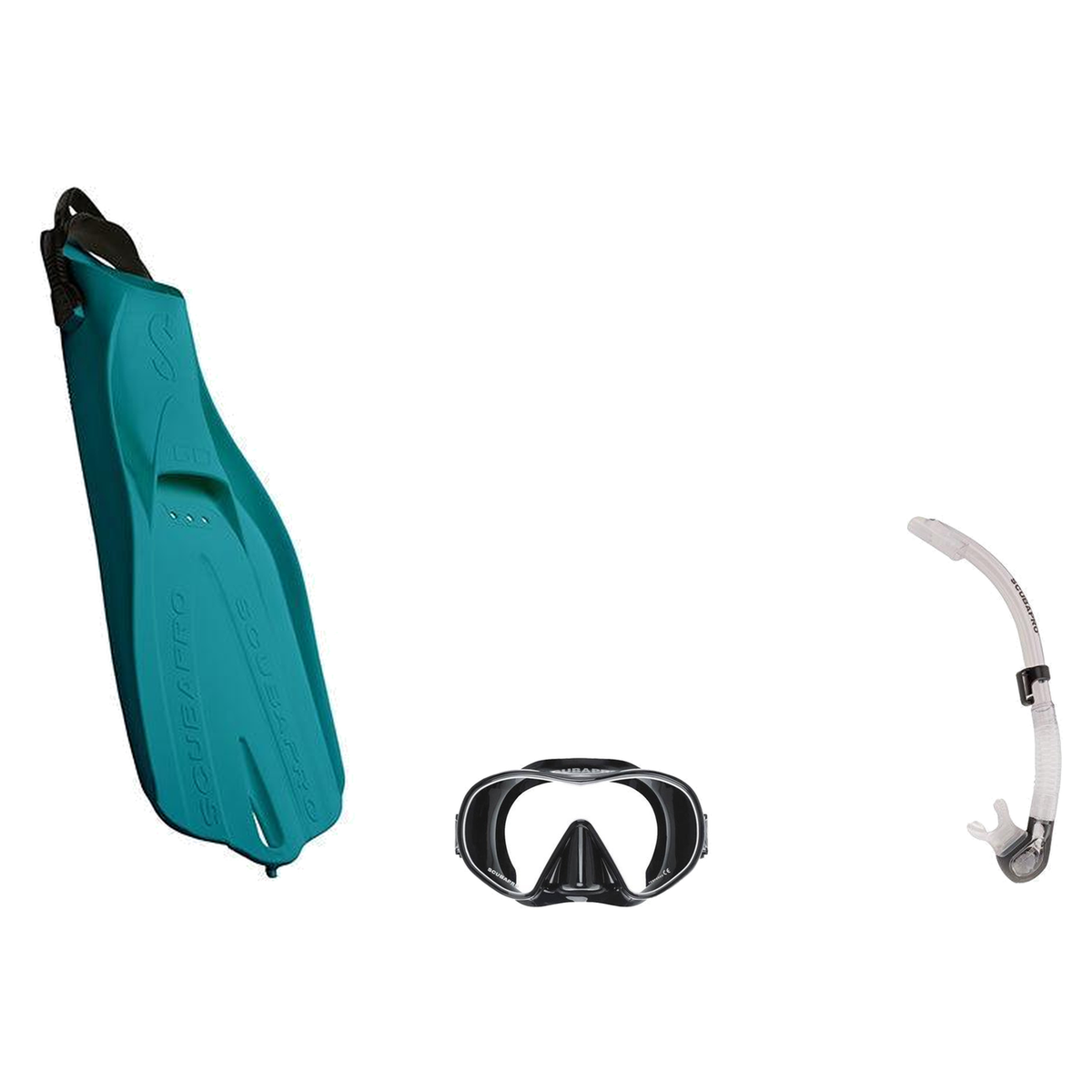 Scubapro Mask Fin Snorkel Package – Crystal Vu Plus Purge, Crystal Vu Plus or Solo Frameless Mask + Nexus Purge Valve Snorke…