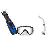 Scubapro Mask Fin Snorkel Package – Crystal Vu Plus Purge, Crystal Vu Plus or Solo Frameless Mask + Nexus Purge Valve Snorke…
