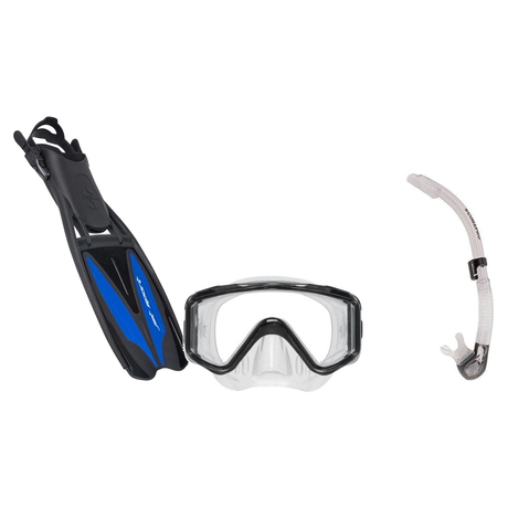 Scubapro Mask Fin Snorkel Package – Crystal Vu Plus Purge, Crystal Vu Plus or Solo Frameless Mask + Nexus Purge Valve Snorke…