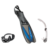 Scubapro Mask Fin Snorkel Package – Ghost, Spectra or Spectra Mini Mask + Nexus Purge Valve Snorkel + GO Travel Fins — Ghost…