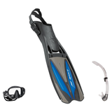 Scubapro Mask Fin Snorkel Package – Ghost, Spectra or Spectra Mini Mask + Nexus Purge Valve Snorkel + GO Travel Fins — Ghost…