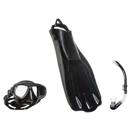 Scubapro Mask Fin Snorkel Package – Zoom, Spectra or Spectra Mini Mask + Nexus Purge Valve Snorkel + GO Sport Open Heel Fins…
