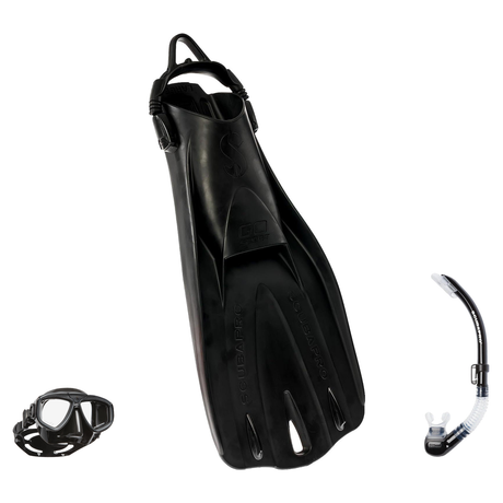Scubapro Mask Fin Snorkel Package – Zoom, Spectra or Spectra Mini Mask + Nexus Purge Valve Snorkel + GO Sport Open Heel Fins…