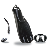 Scubapro Mask Fin Snorkel Package – Zoom, Spectra or Spectra Mini Mask + Nexus Purge Valve Snorkel + GO Sport Gorilla Fins —…