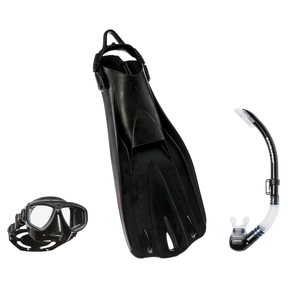 Scubapro Mask Fin Snorkel Package – Zoom, Spectra or Spectra Mini Mask + Nexus Purge Valve Snorkel + GO Sport Gorilla Fins —…