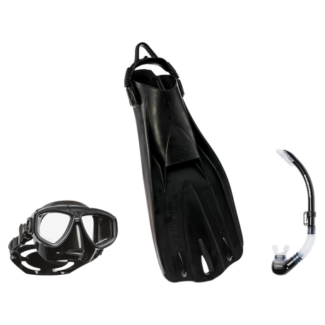 Scubapro Mask Fin Snorkel Package – Zoom, Spectra or Spectra Mini Mask + Nexus Purge Valve Snorkel + GO Sport Gorilla Fins —…
