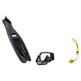 Scubapro Mask Fin Snorkel Package – Gorilla Frameless, Frameless or Flux Single Lens Mask + Nexus Purge Valve Snorkel + GO T…