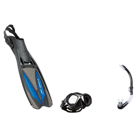Scubapro Mask Fin Snorkel Package – Zoom, Spectra or Spectra Mini Mask + Nexus Purge Valve Snorkel + Jet Club Full Foot Fins…