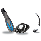 Scubapro Mask Fin Snorkel Package – Zoom, Spectra or Spectra Mini Mask + Nexus Purge Valve Snorkel + Jet Sport Full Foot Fin…