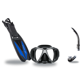 Scubapro Mask Fin Snorkel Package – Zoom, Spectra or Spectra Mini Mask + Nexus Purge Valve Snorkel + Jet Sport Full Foot Fin…