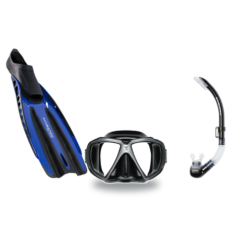 Scubapro Mask Fin Snorkel Package – Zoom, Spectra or Spectra Mini Mask + Nexus Purge Valve Snorkel + Jet Sport Full Foot Fin…