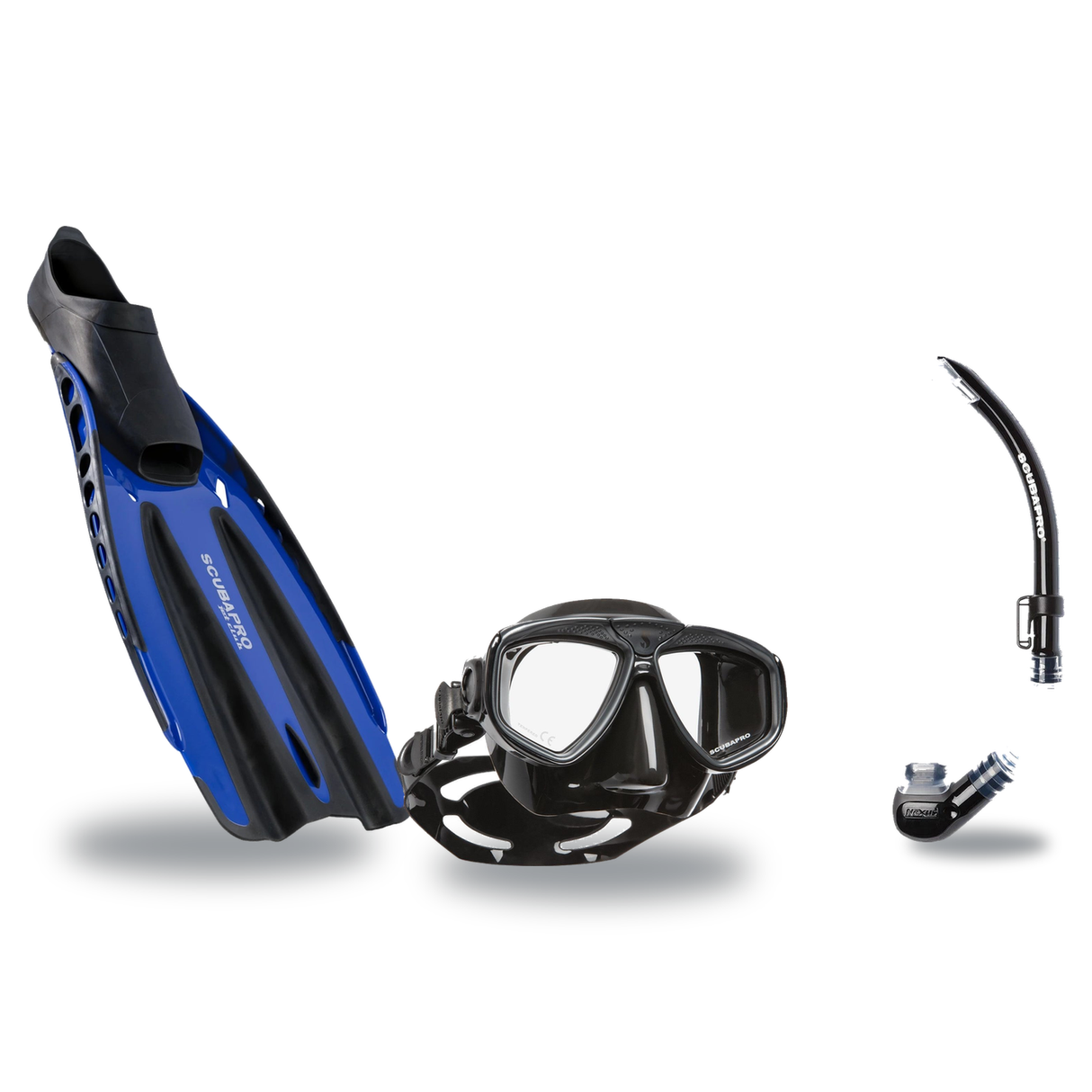 Scubapro Mask Fin Snorkel Package – Zoom, Spectra or Spectra Mini Mask + Nexus Purge Valve Snorkel + Jet Sport Full Foot Fin…