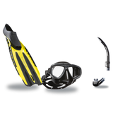 Scubapro Mask Fin Snorkel Package – Zoom, Spectra or Spectra Mini Mask + Nexus Purge Valve Snorkel + Jet Sport Full Foot Fin…