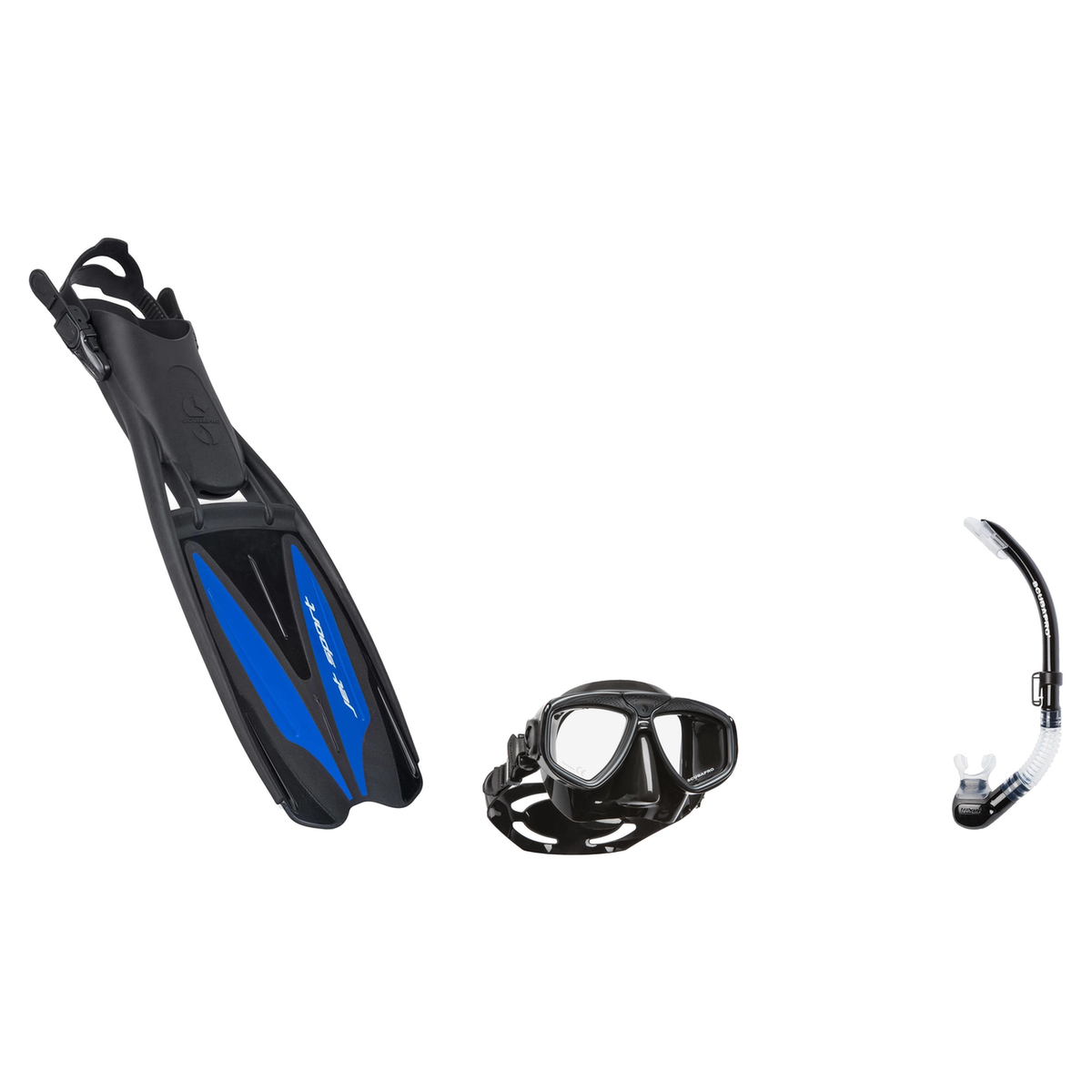Scubapro Mask Fin Snorkel Package – Zoom, Spectra or Spectra Mini Mask + Nexus Purge Valve Snorkel + Jet Sport Open Heel Fin…