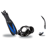 Scubapro Mask Fin Snorkel Package – Zoom, Spectra or Spectra Mini Mask + Nexus Purge Valve Snorkel + Jet Sport Open Heel Fin…