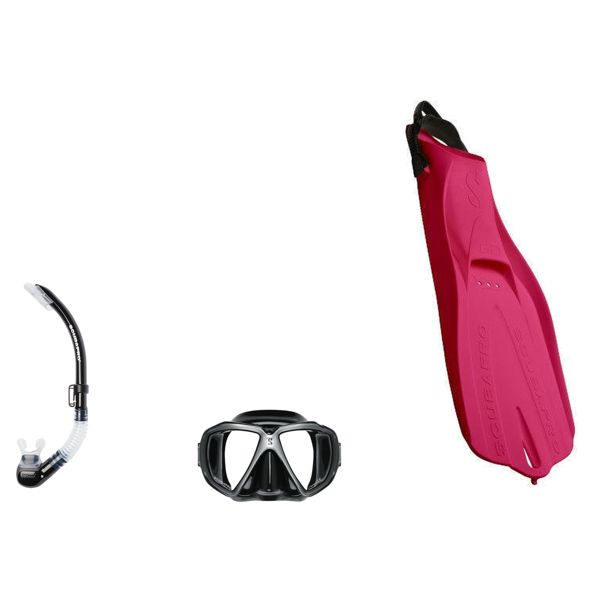 Scubapro Mask Fin Snorkel Package – Zoom, Spectra or Spectra Mini Mask + Nexus Purge Valve Snorkel + Jet Sport Open Heel Fin…