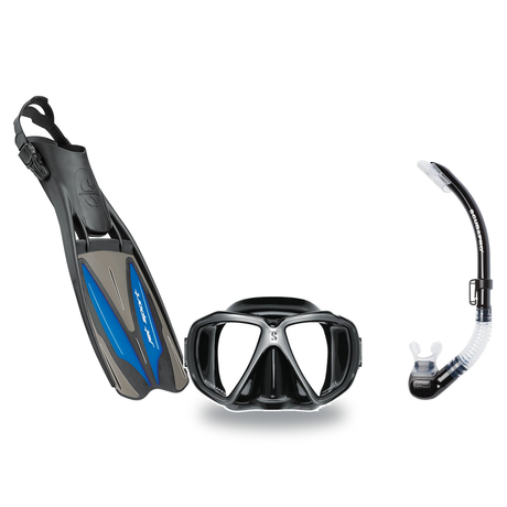 Scubapro Mask Fin Snorkel Package – Zoom, Spectra or Spectra Mini Mask + Nexus Purge Valve Snorkel + Jet Sport Open Heel Fin…