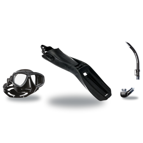 Scubapro Mask Fin Snorkel Package – Zoom, Spectra or Spectra Mini Mask + Nexus Purge Valve Snorkel + S-TEK Open Heel Fins —…