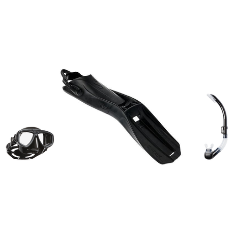 Scubapro Mask Fin Snorkel Package – Zoom, Spectra or Spectra Mini Mask + Nexus Purge Valve Snorkel + S-TEK Open Heel Fins —…