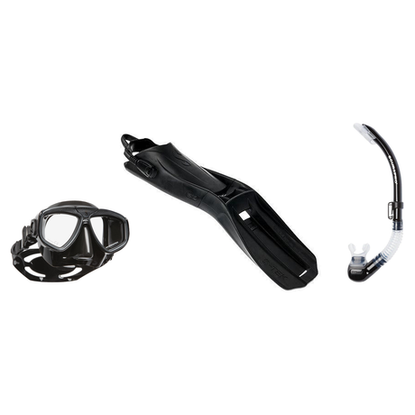 Scubapro Mask Fin Snorkel Package – Zoom, Spectra or Spectra Mini Mask + Nexus Purge Valve Snorkel + S-TEK Open Heel Fins —…