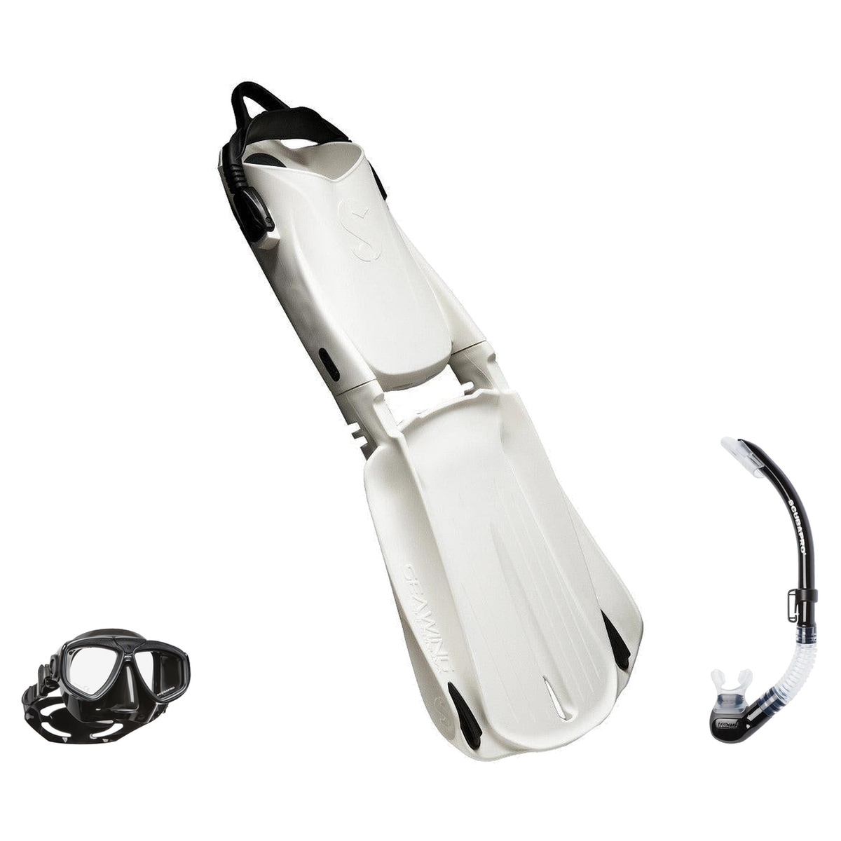 Scubapro Mask Fin Snorkel Package – Zoom, Spectra or Spectra Mini Mask + Nexus Purge Valve Snorkel + Seawing Nova Open Heel…