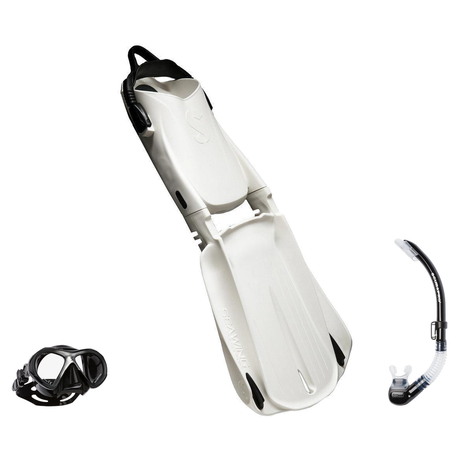 Scubapro Mask Fin Snorkel Package – Zoom, Spectra or Spectra Mini Mask + Nexus Purge Valve Snorkel + Seawing Nova Open Heel…