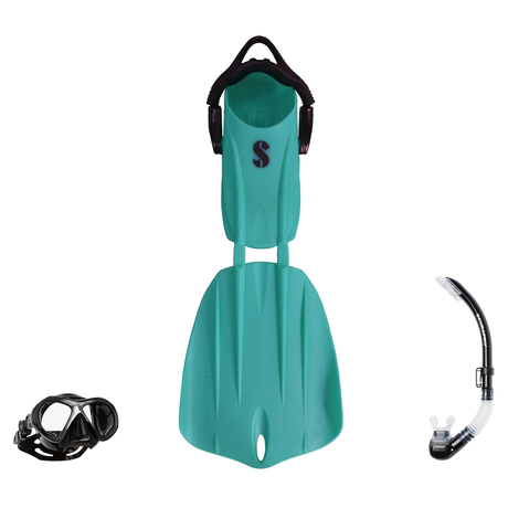 Scubapro Mask Fin Snorkel Package – Zoom, Spectra or Spectra Mini Mask + Nexus Purge Valve Snorkel + Seawing Nova Open Heel…