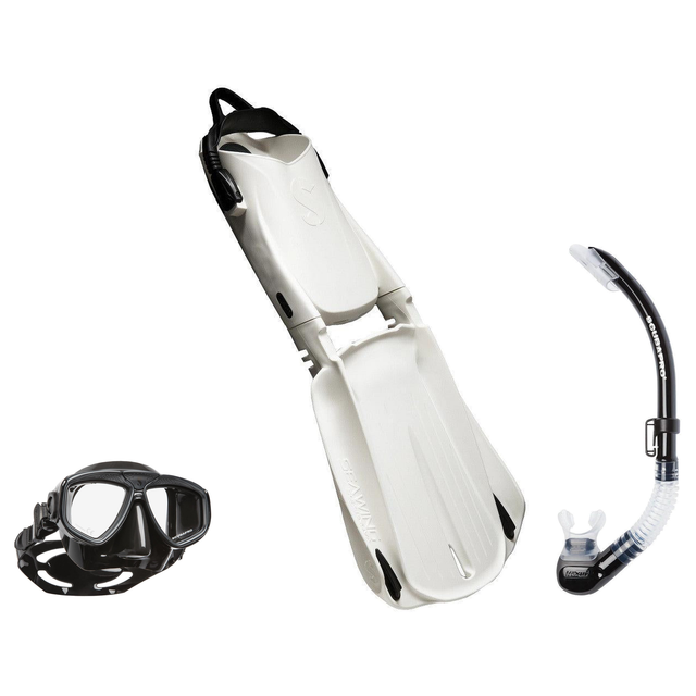 Scubapro Mask Fin Snorkel Package – Zoom, Spectra or Spectra Mini Mask + Nexus Purge Valve Snorkel + Seawing Supernova Fins…