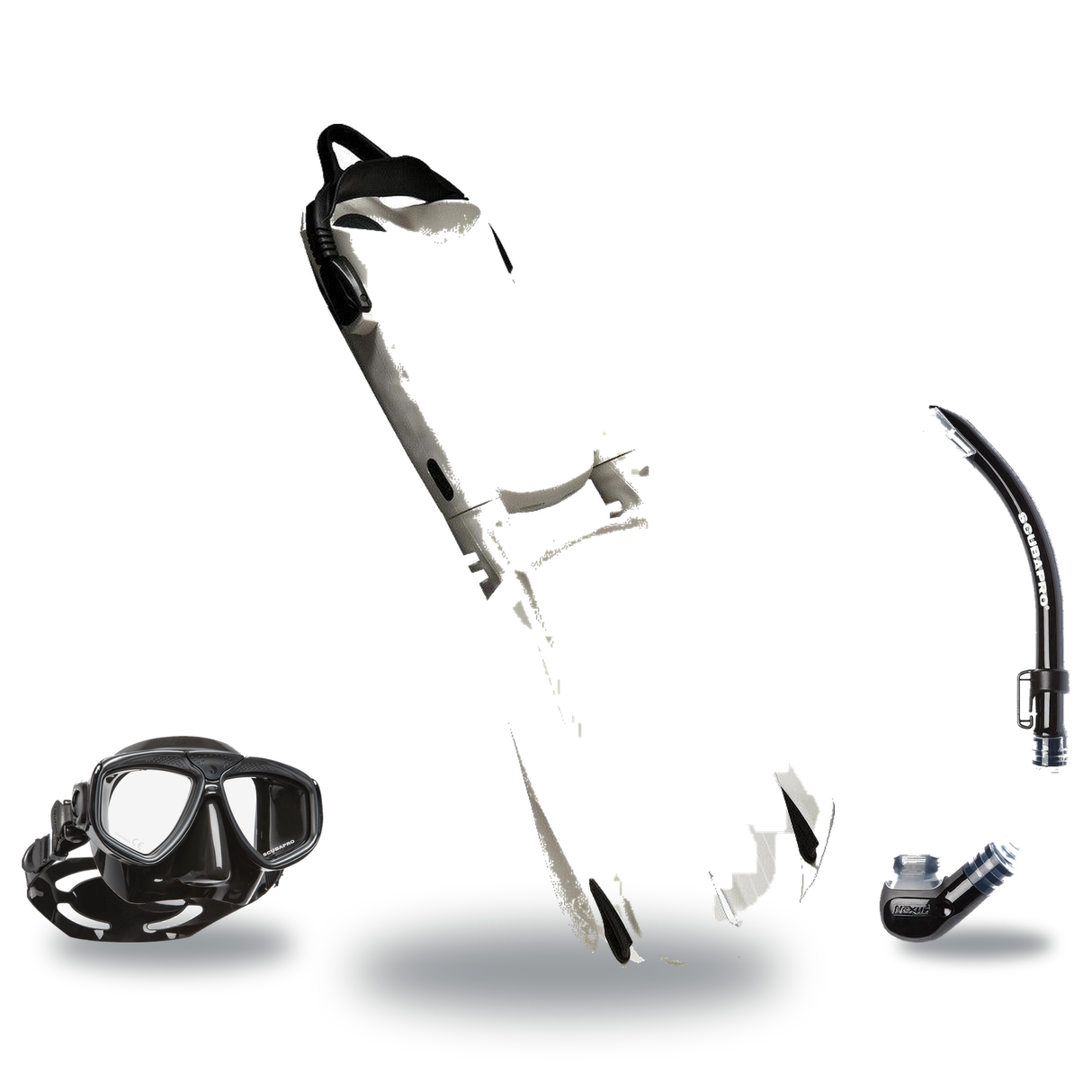 Scubapro Mask Fin Snorkel Package – Zoom, Spectra or Spectra Mini Mask + Nexus Purge Valve Snorkel + Seawing Supernova Fins…