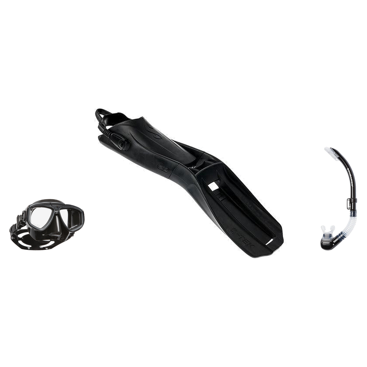 Scubapro Mask Fin Snorkel Package – Zoom, Spectra or Spectra Mini Mask + Nexus Purge Valve Snorkel + Seawing Supernova Fins…