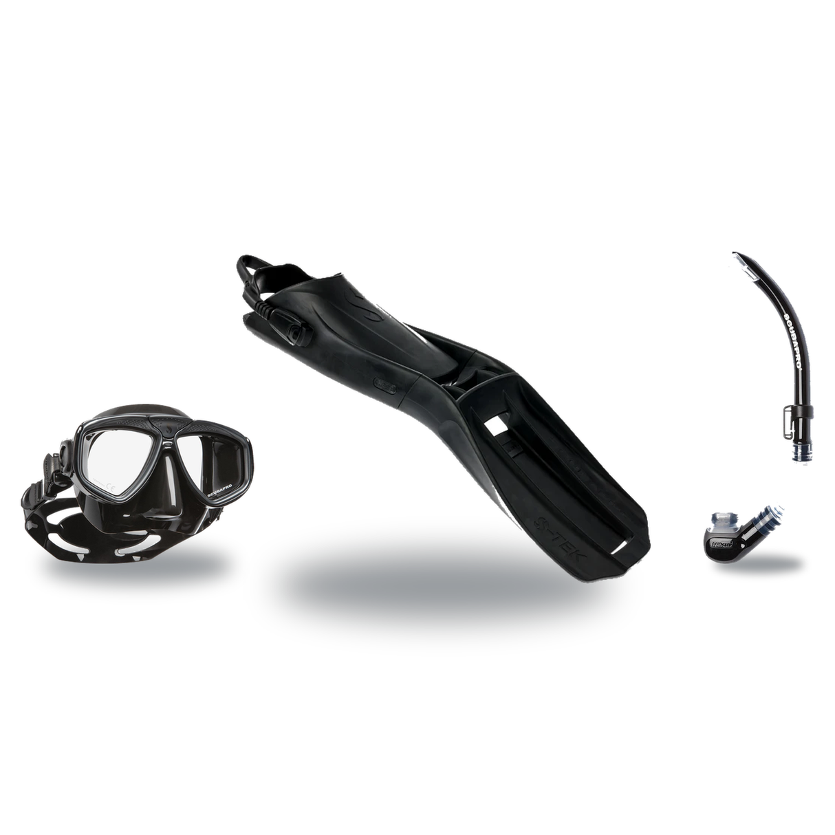 Scubapro Mask Fin Snorkel Package – Zoom, Spectra or Spectra Mini Mask + Nexus Purge Valve Snorkel + Seawing Supernova Fins…