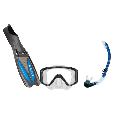 Scubapro Mask Fin Snorkel Package – Solo Frameless, Crystal Vu Plus Purge or Crystal Vu Plus Mask + Nexus Purge Valve Snorke…