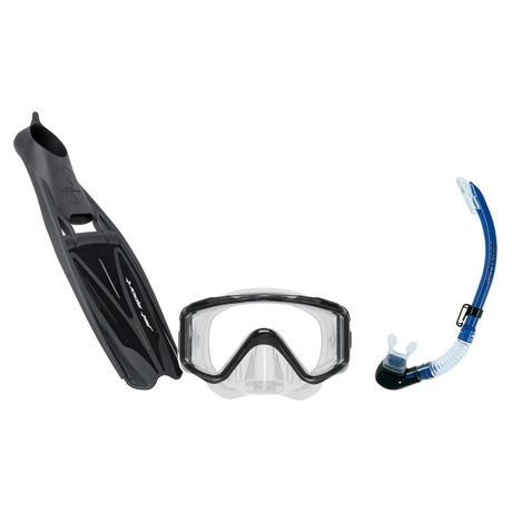 Scubapro Mask Fin Snorkel Package – Solo Frameless, Crystal Vu Plus Purge or Crystal Vu Plus Mask + Nexus Purge Valve Snorke…