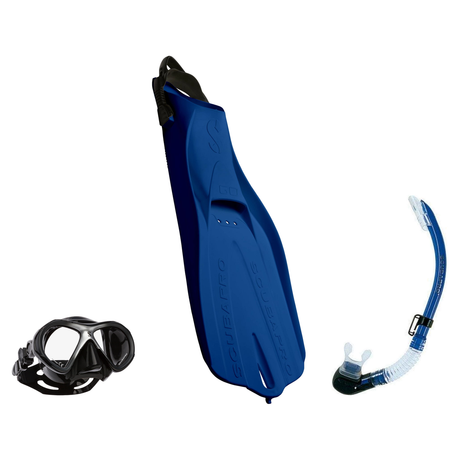 Scubapro Mask Fin Snorkel Package – Spectra, Spectra Mini or Zoom Mask + Nexus Purge Valve Snorkel + GO Travel Fins — Spectr…
