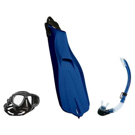 Scubapro Mask Fin Snorkel Package – Spectra, Spectra Mini or Zoom Mask + Nexus Purge Valve Snorkel + GO Travel Fins — Zoom,…