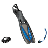Scubapro Mask Fin Snorkel Package – Spectra, Spectra Mini or Zoom Mask + Nexus Purge Valve Snorkel + GO Travel Fins — Spectr…